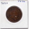 Etablissement des Détroits 1 cent 1872 H TTB, KM 9 pièce de monnaie