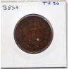 Etablissement des Détroits 1 cent 1872 H TTB, KM 9 pièce de monnaie