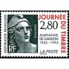 Timbre Yvert No 2934  Journée du timbre, Marianne de Gandon, issu du carnet