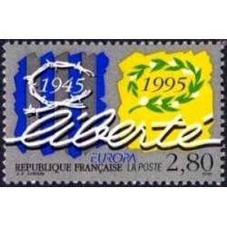 Timbre Yvert No 2941 Europa, liberté