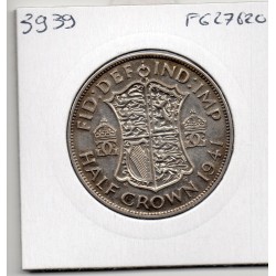 Grande Bretagne 1/2 crown 1941 Sup, KM 856 pièce de monnaie