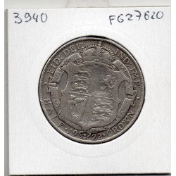 Grande Bretagne 1/2 crown 1922 B, KM 818.1a pièce de monnaie