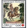Timbre Yvert No 2946 Croix rouge, tapisserie de Saumur
