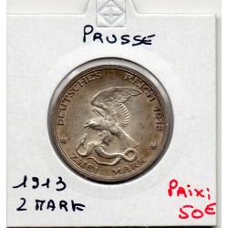 Prusse 2 mark 1913 A SPL KM 532 pièce de monnaie