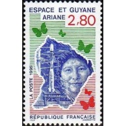 Timbre Yvert No 2948 Espace et Guyane, Ariane