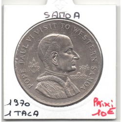Samoa 1 tala 1970 Spl, KM 10 pièce de monnaie