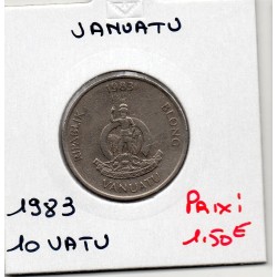 Vanuatu 10 Vatu 1986 Sup-, KM 6 pièce de monnaie