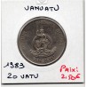 Vanuatu 20 Vatu 1983 Sup, KM 7 pièce de monnaie