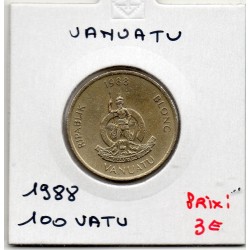 Vanuatu 100 Vatu 1988 TTB, KM 9 pièce de monnaie