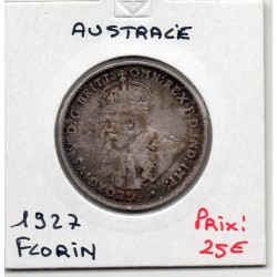 Australie florin 1927 TTB, KM 27 pièce de monnaie