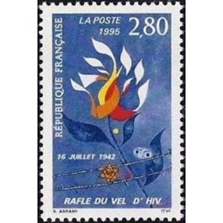 Timbre Yvert No 2965 Rafle du Vel d'Hiv