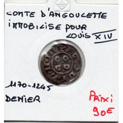 Angoumois, comté Angoulème au nom de Louis, (1170-1245) Denier