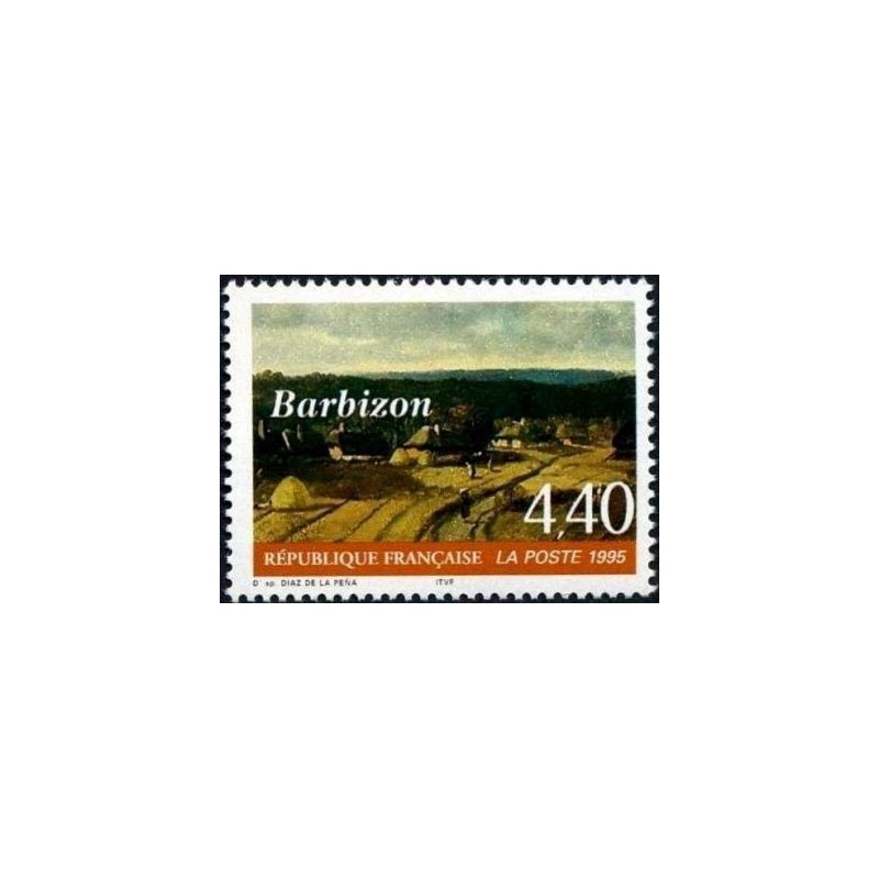 Timbre Yvert No 2970 Barbizon