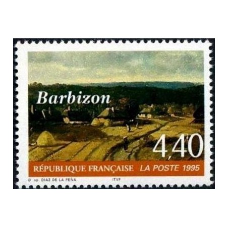 Timbre Yvert No 2970 Barbizon