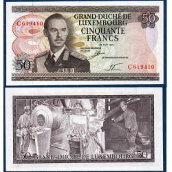 Luxembourg Pick N°55a Neuf, Billet de banque de 20 Francs 1966