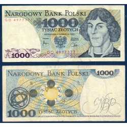 Pologne Pick N°146c, TTB Billet de banque de 1000 Zlotych 1982