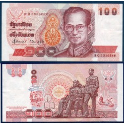 Thaïlande Pick N°97, TTB Billet de banque de banque de 100 Baht 1997