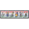 Timbre Yvert No 2976-2981 Série les santons de Provence, série personnages célèbres