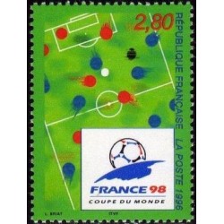 Timbre Yvert No 2985 Coupe du monde de football