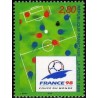 Timbre Yvert No 2985 Coupe du monde de football