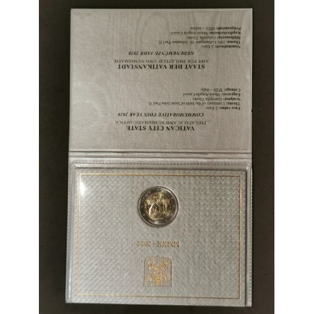 2 euros commémoratives Vatican 2020 pape Jean Paul II pieces de monnaie €