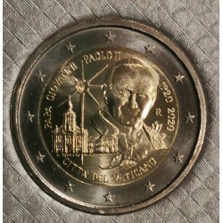 2 euros commémoratives Vatican 2020 pape Jean Paul II pieces de monnaie €