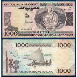 Vanuatu Pick N°3a, Billet de banque de 1000 Vatu 1982