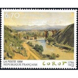 Timbre Yvert No 2989 Le pont de Narni de Corot