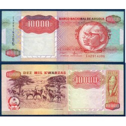 Angola Pick N°131a, Billet de banque de 10000 Kwanzas 1991