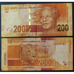 Afrique du sud Pick N°142a, Billet de banque de 200 rand 2013 Mandela