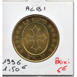 1.50 Euro Albi 1996 piece de monnaie € des villes