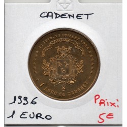 1 Euro Cadenet 1996 piece de monnaie € des villes