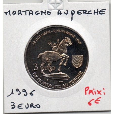 3 Euro de Mortagne au perche 1996 piece de monnaie € des villes