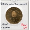 1 Euro de pernes les Fontaines 1996 piece de monnaie € des villes