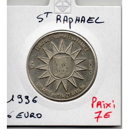 6 Euro de Saint Raphael 1996 piece de monnaie € des villes