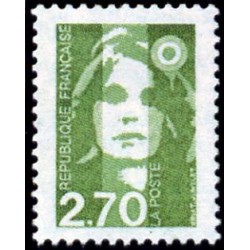 Timbre Yvert No 3005 Marianne du bicentenaire 2.80fr verte