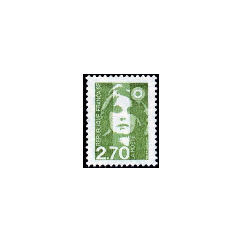 Timbre Yvert No 3005 Marianne du bicentenaire 2.80fr verte