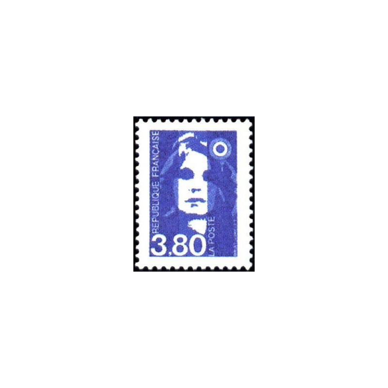 Timbre Yvert No 3006 Marianne du bicentenaire 3.80fr bleue