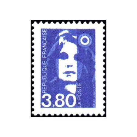 Timbre Yvert No 3006 Marianne du bicentenaire 3.80fr bleue