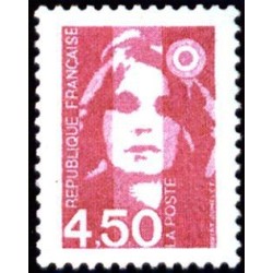 Timbre Yvert No 3007 Marianne du Bicentenaire 4.50fr rose