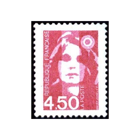 Timbre Yvert No 3007 Marianne du Bicentenaire 4.50fr rose