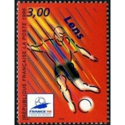 Timbre Yvert No 3010 Coupe du monde de foot, stade de Lens