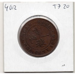 Hong Kong 1 cent 1866 Sup-, KM 4.1 pièce de monnaie