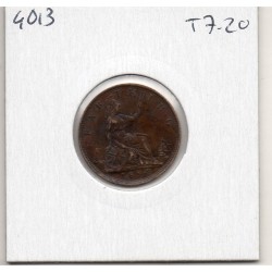 Grande Bretagne Farthing 1884 TTB+, KM 753 pièce de monnaie