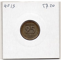 Suède 25 Ore 1956 Sup, KM 824 pièce de monnaie