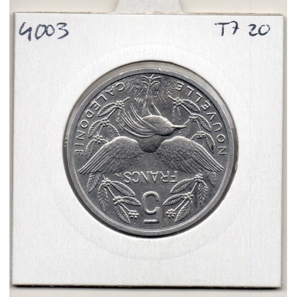 Nouvelle Calédonie 5 Francs 1983 FDC, Lec 75 pièce de monnaie
