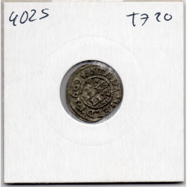 Hambourg 1 Scechling 1669 Sup KM 157 pièce de monnaie