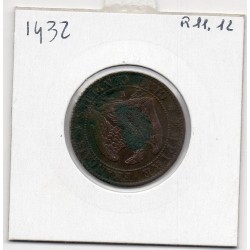 5 centimes Napoléon III tête laurée 1861 K Bordeaux TTB-, France pièce de monnaie