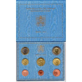 Coffret BU Vatican 2012 Pape Benoit XVI pièces de monnaie