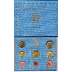 Coffret BU Vatican 2012 Pape François pièces de monnaie